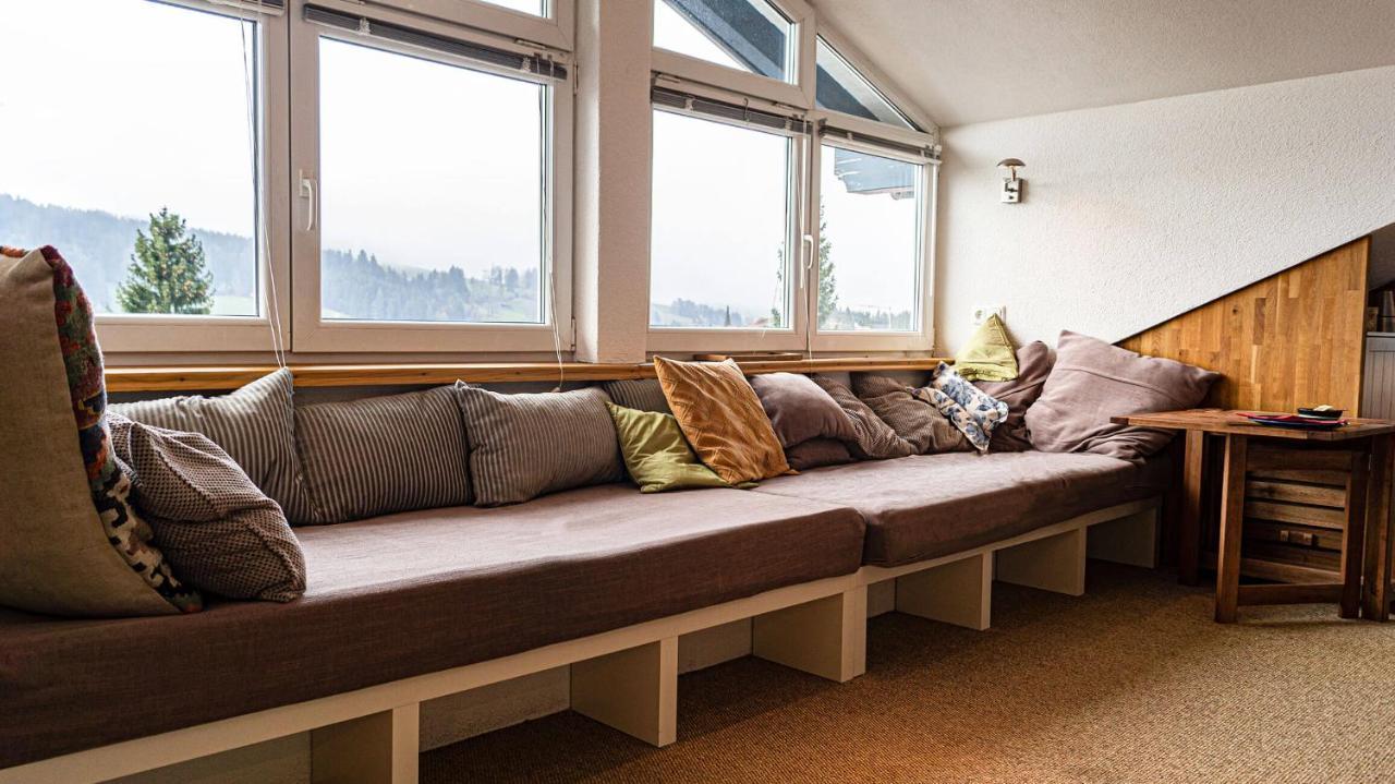 Giebelblick-D Apartment Oberstaufen Bagian luar foto